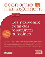 Revue Économie et Management n°163 Avril 2017