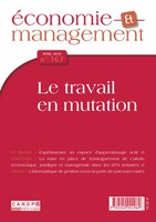 Revue Économie et Management n°167 avril 2018