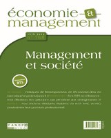 Revue Économie et Management n°168 juin 2018