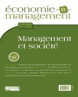 Revue Économie et Management n°168 juin 2018